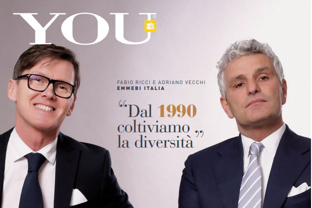 EMMEBI ITALIA FESTON 30 VJETORIN NË KOPERTINËN E YOU MAGAZINE